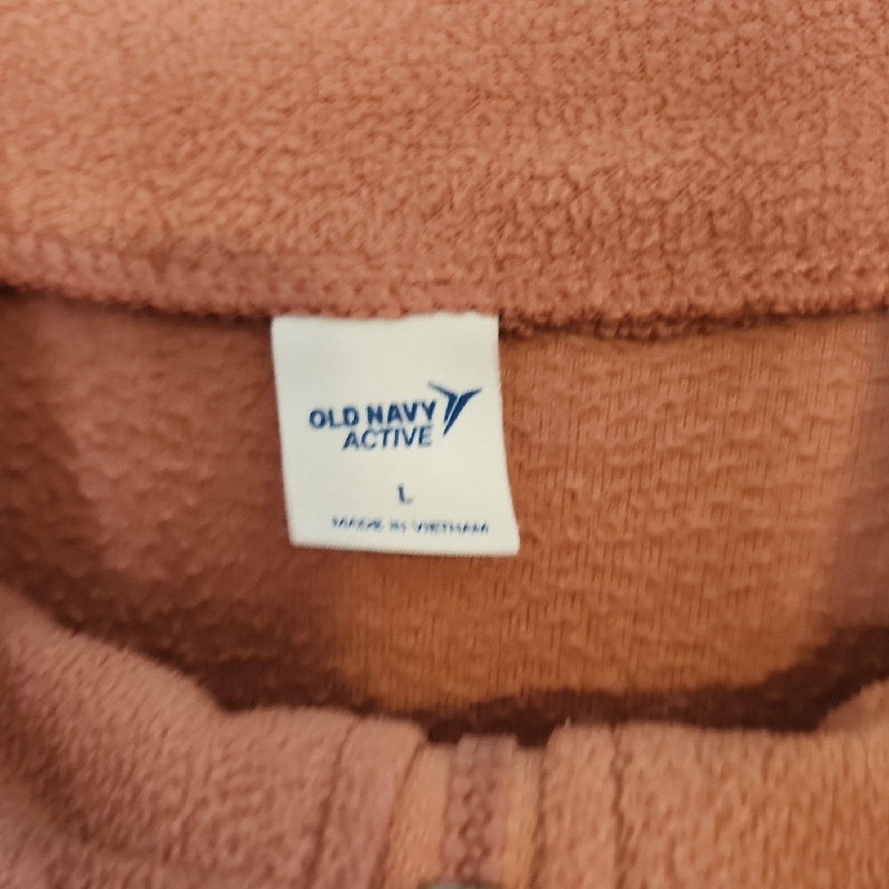 Rust Zip-Up Jacket - Picture 2 of 3